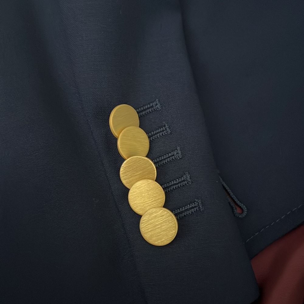 Vintage Navy Blue Gucci Blazer - Picture 7 of 10